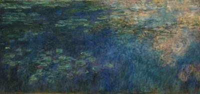 Reflecties van Wolken op de Waterlelievijver door Claude Monet